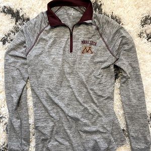 University of Minnesota quarter zip sweatshirt